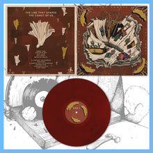CHALK HANDS - THE LINE THAT SHAPES THE COAST OF US VINYL (SUPER LTD. 'VENUS VINYL' UK EXC. ED. CHERRY RED/BLACK ECO MIX SWIRL)