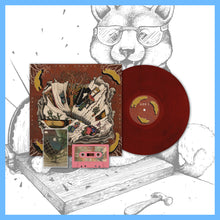 CHALK HANDS - THE LINE THAT SHAPES THE COAST OF US VINYL (SUPER LTD. 'VENUS VINYL' UK EXC. ED. CHERRY RED/BLACK ECO MIX SWIRL)