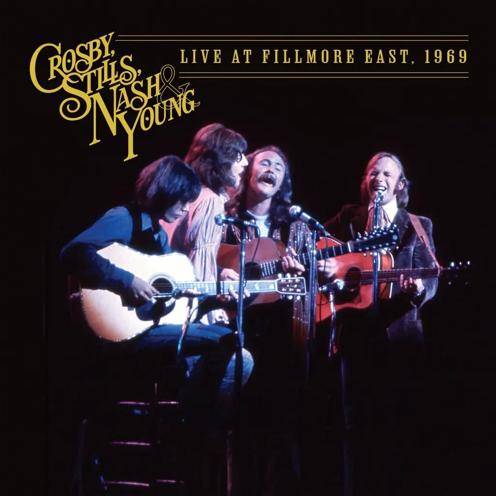 CROSBY, STILLS, NASH & YOUNG - LIVE AT FILMORE EAST 1969 VINYL (LTD. ED. CLEAR 2LP GATEFOLD)