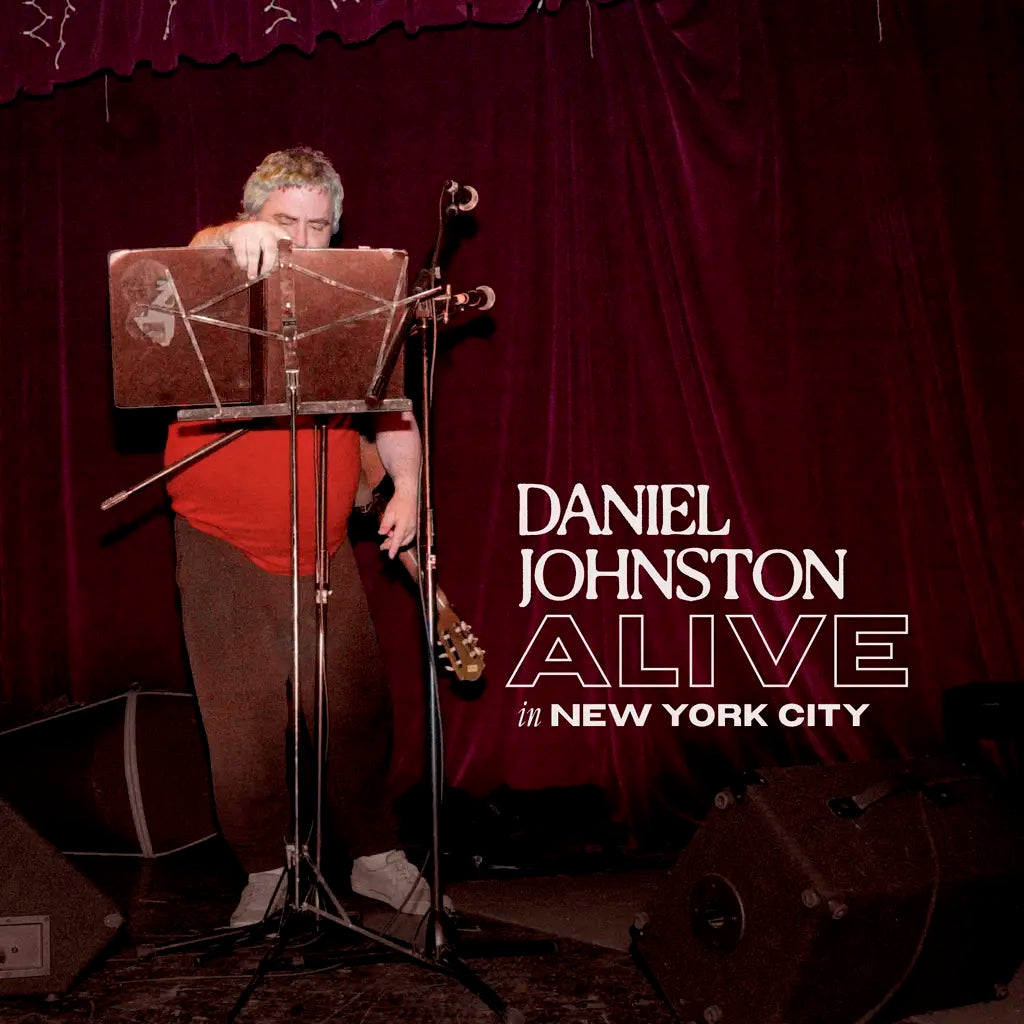 DANIEL JOHNSTON - ALIVE IN NEW YORK CITY VINYL (LTD. ED. WHITE)