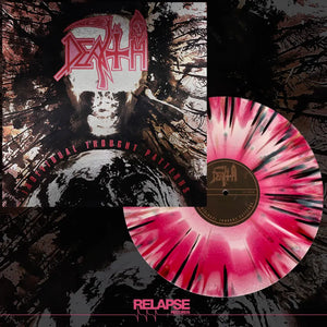 DEATH - INDIVIDUAL THOUGHT PATTERNS VINYL RE-ISSUE (LTD. ED. HOT PINK, BONE WHITE & RED TRI COLOUR MERGE W/ SPLATTER)