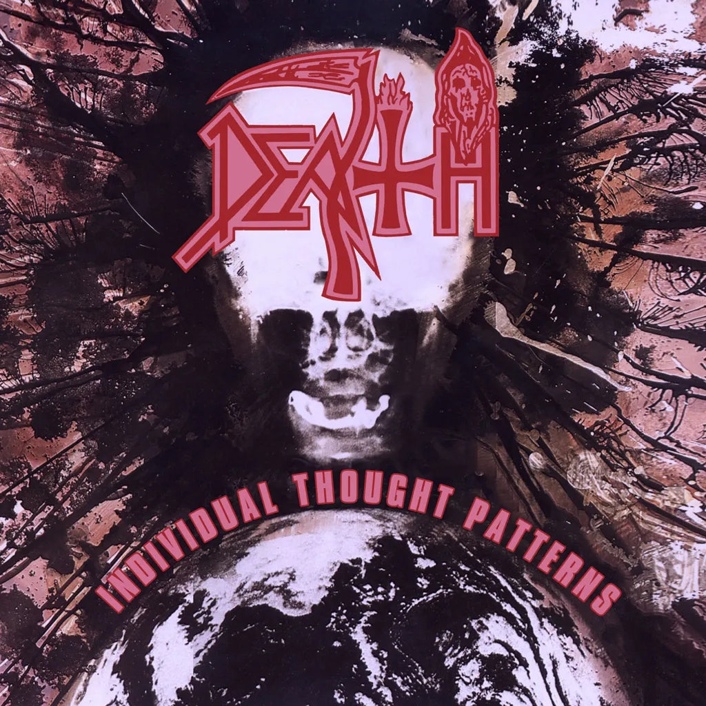 DEATH - INDIVIDUAL THOUGHT PATTERNS VINYL RE-ISSUE (LTD. ED. HOT PINK, BONE WHITE & RED TRI COLOUR MERGE W/ SPLATTER)