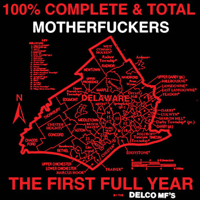DELCO MF’S - 100% COMPLETE AND TOTAL MOTHERFUCKERS VINYL (LTD. ED. LP)