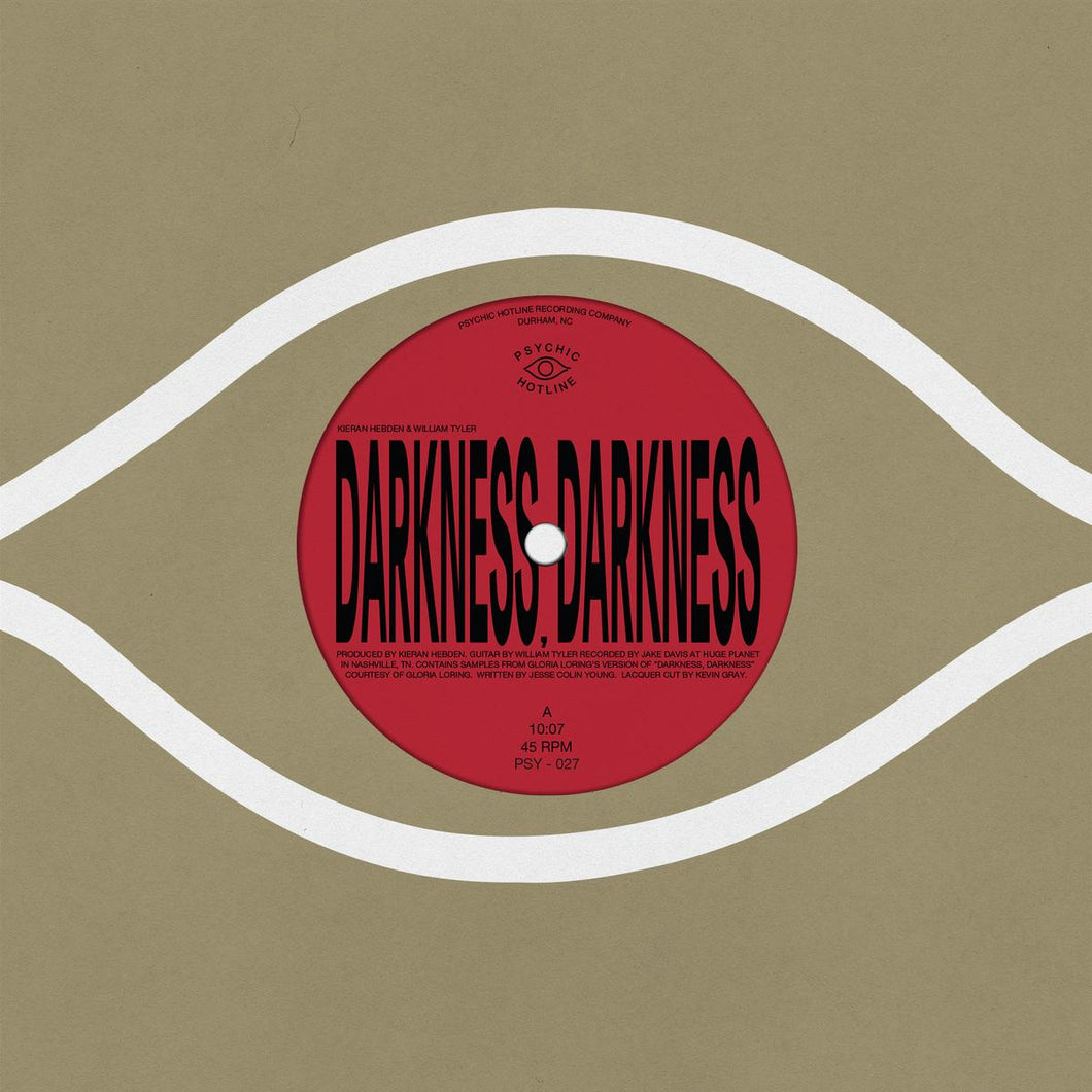KIERAN HEBDEN (FOUR TET) & WILLIAM TYLER - DARKNESS DARKNESS / NO SERVICES VINYL (LTD. ED. 12