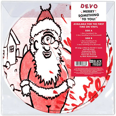 DEVO - MERRY SOMETHING TO YOU VINYL (SUPER LTD. 'RSD BF' ED. PICTURE DISC)