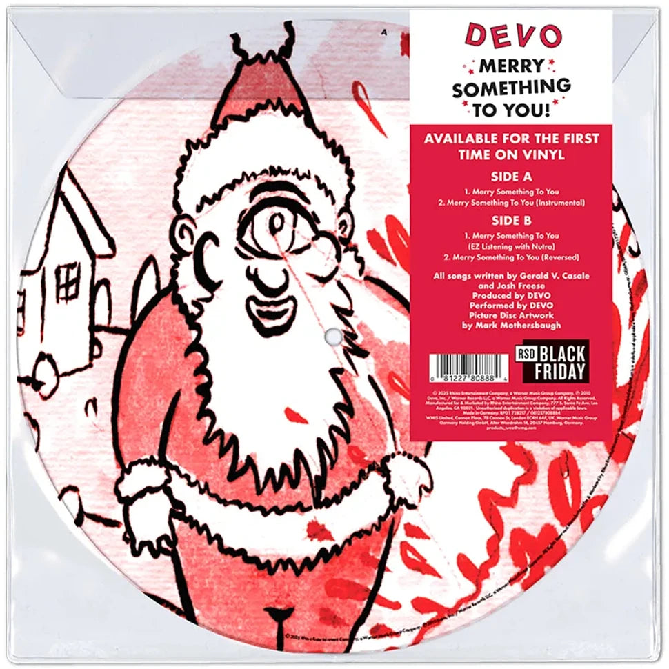 DEVO - MERRY SOMETHING TO YOU VINYL (SUPER LTD. 'RSD BF' ED. PICTURE DISC)