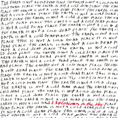 EXPLOSIONS IN THE SKY - THE EARTH IS NOT A COLD DEAD PLACE. VINYL RE-ISSUE (LTD. ED. RED 2LP)
