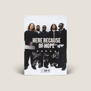 EZRA COLLECTIVE - HERE BECAUSE OF HOPE VINYL (SUPER LTD. INDIE EXC. ED. 2LP VARIANTS W/ *SIGNED* PRINT)