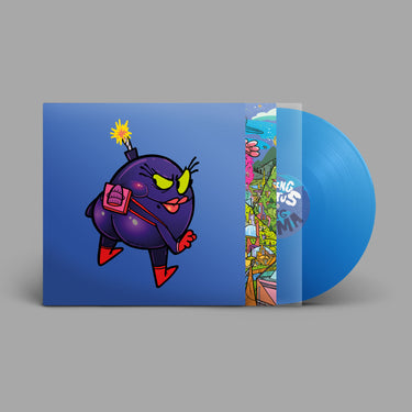 FLYING LOTUS - BIG MAMA VINYL (LTD. ED. BLUE 12" W/ SCREEN-PRINTED B-SIDE + STICKER SHEET)