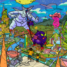 FLYING LOTUS - BIG MAMA VINYL (LTD. ED. BLUE 12" W/ SCREEN-PRINTED B-SIDE + STICKER SHEET)