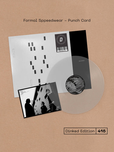 FORMAL SPPEEDWEAR - PUNCH CARD VINYL (SUPER LTD. 'DINKED' NUMBERED ED. *SIGNED* ULTRA CLEAR LP W/ ALT. SLEEVE + PRINT)