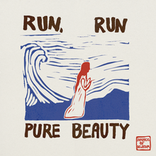 FRANCIS OF DELIRIUM - RUN, RUN PURE BEAUTY VINYL (SUPER LTD. 'DINKED' ED. CORNETTO RED W/ ALT. ARTWORK + STICKER SHEET & LYRIC POSTER)