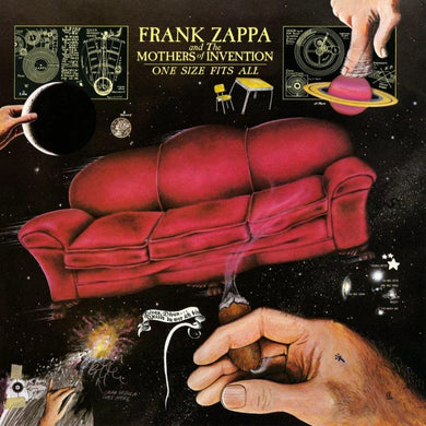 FRANK ZAPPA - ONE SIZE FITS ALL VINYL (LTD. 50TH ANN. ED. BLACK GLITTER 2LP + BOOKLET)