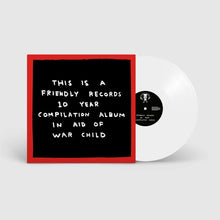 FRIENDLY RECORDS X WAR CHILD (VARIOUS) VINYL (LTD. ED. RED OR WHITE - AT RANDOM)