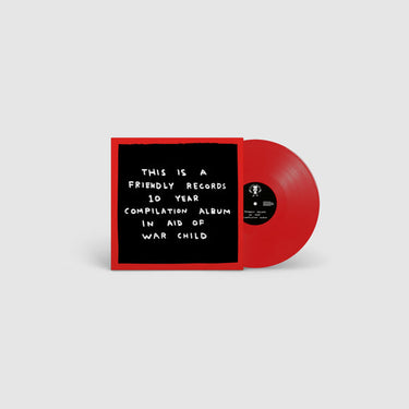 FRIENDLY RECORDS X WAR CHILD (VARIOUS) VINYL (LTD. ED. RED OR WHITE - AT RANDOM)