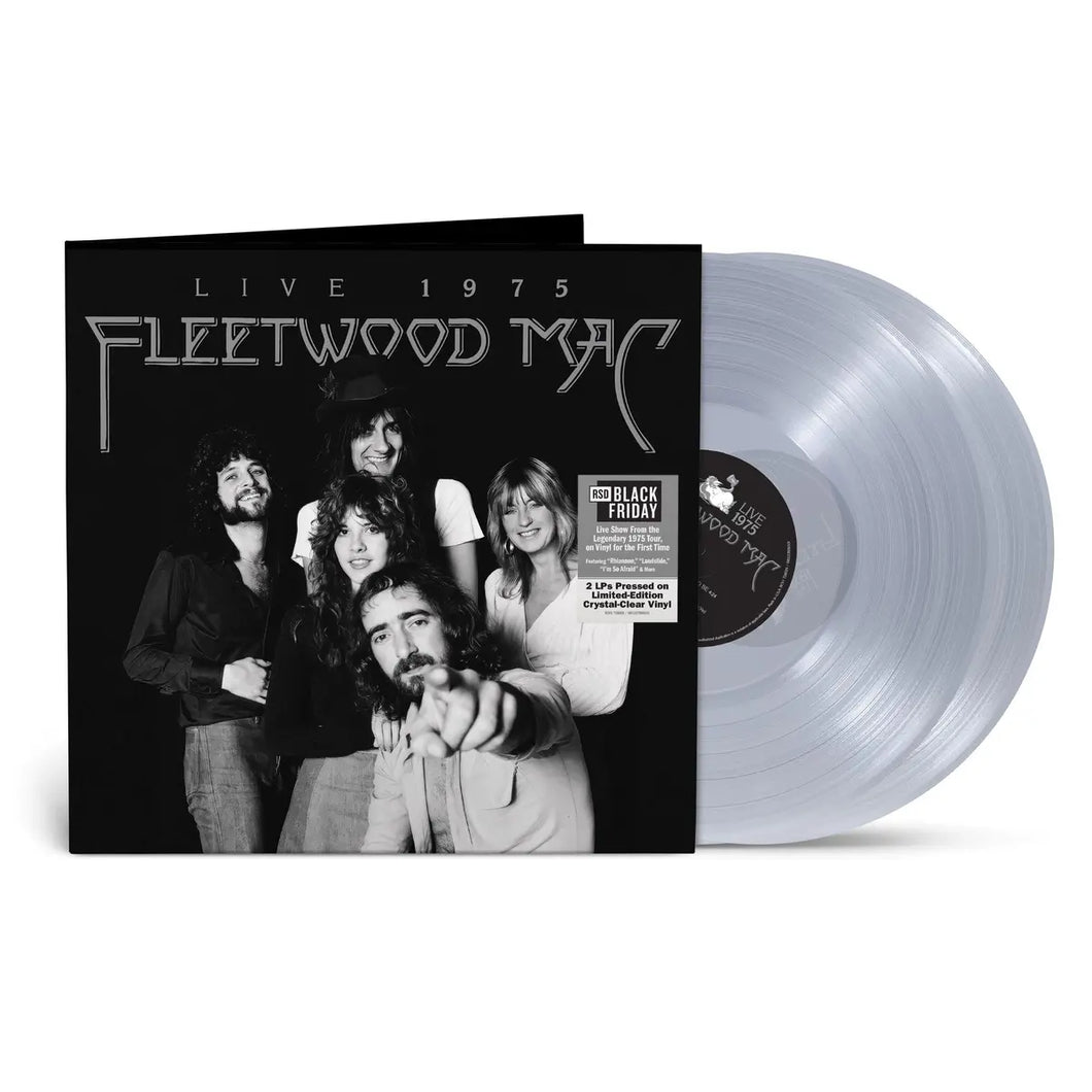 FLEETWOOD MAC - FLEETWOOD MAC LIVE 1975 VINYL (SUPER LTD. 'RSD BF' ED. CLEAR 2LP GATEFOLD)
