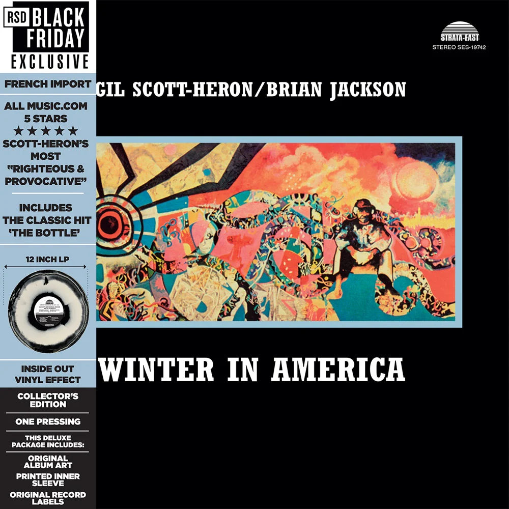 GIL SCOTT-HERON - WINTER IN AMERICA VINYL (SUPER LTD. ED. 'RSD' BLACK&WHITE  GALAXY)