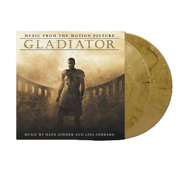 GLADIATOR OST (THE LYNDHURST ORCHESTRA, GAVIN GREENAWAY, HANS ZIMMER, LISA GERRARD) VINYL RE-ISSUE (LTD. ED. GOLD MARBLE 2LP GATEFOLD)