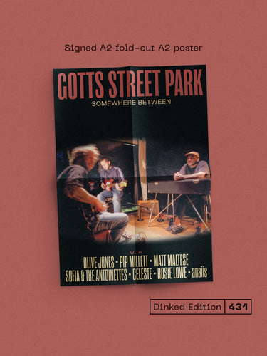 GOTTS STREET PARK - SOMEWHERE BETWEEN VINYL (SUPER LTD. 'DINKED' ED. TRI-COLOUR EFFECT LP W/ *SIGNED* POSTER)