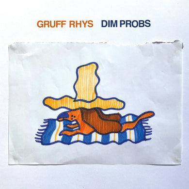 GRUFF RHYS - DIM PROBS VINYL (SUPER LTD. ED. ORANGE + *SIGNED* PRINT VARIANTS)