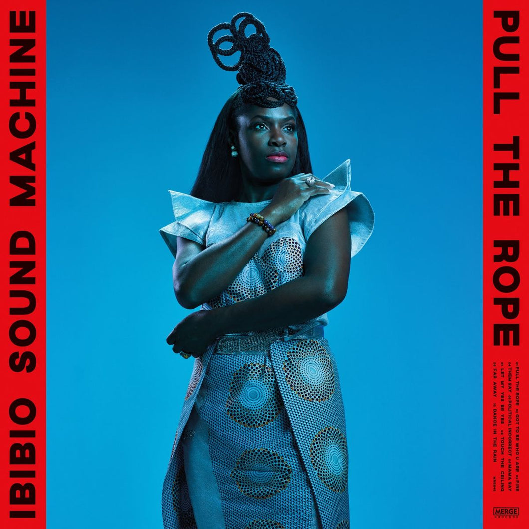 IBIBIO SOUND MACHINE - PULL THE ROPE VINYL (SUPER LTD. ED. BLACK, BLUE & RED W/ *SIGNED* ART-PRINT)