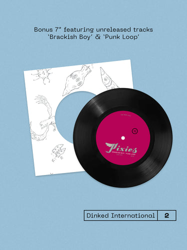 PIXIES - TROMPE LE MONDE VINYL (SUPER LTD. 'DINKED INT.' SKY BLUE LP W/ OBI STRIP + BONUS 7” FT. UNRELEASED TRACKS)