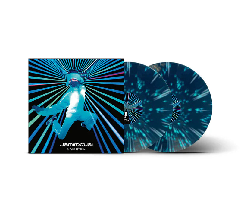 JAMIROQUAI - A FUNK ODYSSEY VINYL (SUPER LTD. 'RSD' ED. 'CORNER OF THE EARTH' BLUE GREEN SPLATTER 2LP)