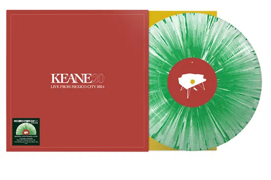 KEANE - LIVE FROM MEXICO CITY 2024 VINYL (SUPER LTD. 'RSD' ED. GREEN & WHITE SPLATTER)