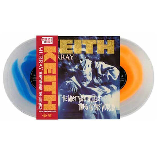 KEITH MURRAY - THE MOST BEAUTIFULLEST THING IN THIS WORLD VINYL (SUPER LTD. 30TH ANN. 'RSD BLACK FRIDAY' ED. ULTRA-CLEAR, OPAQUE BLUEJAY & METALLIC SILVER SPLATTER 2LP GATEFOLD)