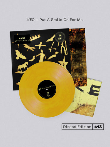 SUPER LTD. 'DINKED' NUMBERED ED. YELLOW MARBLE W/ ALT. ARTWORK + POSTER