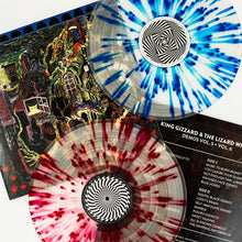 KING GIZZARD & THE LIZARD WIZARD - DEMOS VOL. 5 + VOL. 6 VINYL (SUPER LTD. ED. MILKY CLEAR W/ COBALT BLUE + APPLE RED SPLATTER 2LP GATEFOLD)