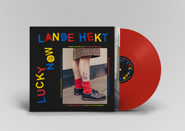 LANDE HEKT - LUCKY NOW VINYL (SUPER LTD. *SIGNED* INDIES NUMBERED ED. RED)