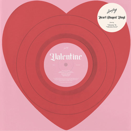 LAUFEY - VALENTINE VINYL (SUPER LTD. ED. HEART SHAPED RED 12