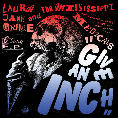 LAURA JANE GRACE & THE MISSISSIPPI MEDICALS - GIVE AN INCH VINYL (SUPER LTD. ED. TRANSPARENT RED 12