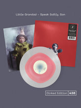 LITTLE GRANDAD - SPEAK SOFTLY, SON VINYL (SUPER LTD. 'DINKED' *SIGNED* & HAND-NUMBERED ED. PINK & FROSTED CLEAR 'COLOUR IN COLOUR' LP W/ EXC. ARTWORK OVERSLEEVE)