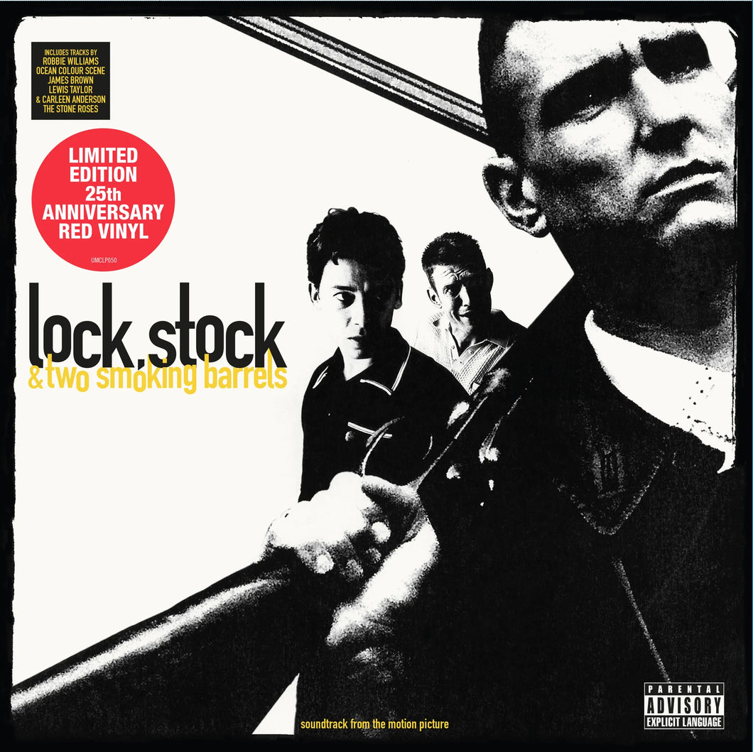 LOCK STOCK AND TWO SMOKING BARRELS OST (VARIOUS ARTISTS) VINYL (LTD. 25TH ANN. ED. RED 2LP)
