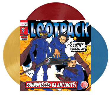 LOOTPACK - SOUNDPIECES: DA ANTIDOTE! VINYL RE-ISSUE (LTD. ED. PRIMARY COLOURS 3LP)