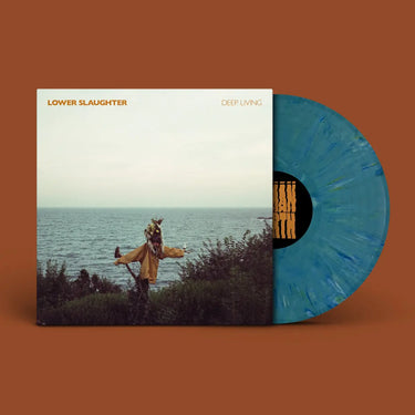 LOWER SLAUGHTER - DEEP LIVING VINYL (SUPER LTD. ED. DEEP BLUE ECO MIX W/ *SIGNED* ARTPRINT)