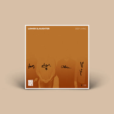 LOWER SLAUGHTER - DEEP LIVING VINYL (SUPER LTD. ED. DEEP BLUE ECO MIX W/ *SIGNED* ARTPRINT)