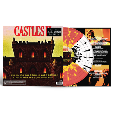 LIL PEEP - CASTLES I & II VINYL (LTD. ED. 'BUTTERFLY EFFECT' WHITE W/ BLACK SPLATTER + RED W/YELLOW SPLATTER)
