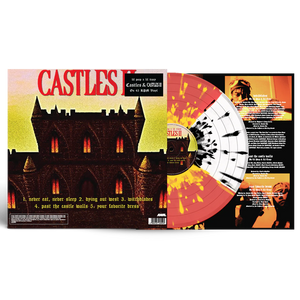LIL PEEP - CASTLES I & II VINYL (LTD. ED. 'BUTTERFLY EFFECT' WHITE W/ BLACK SPLATTER + RED W/YELLOW SPLATTER)