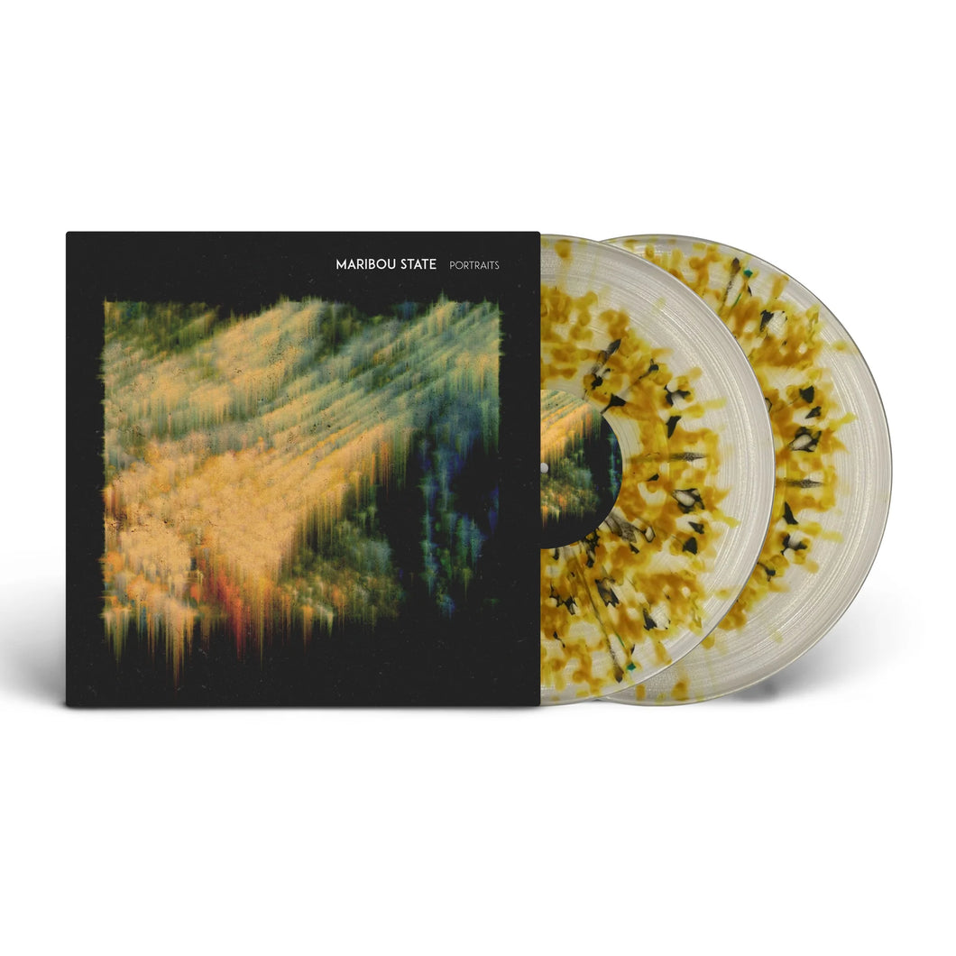 MARIBOU STATE - PORTRAITS VINYL (SUPER LTD. 'RSD BF' 10TH ANN. ED. CLEAR W/ YELLOW & BLACK SPLATTER 2LP)