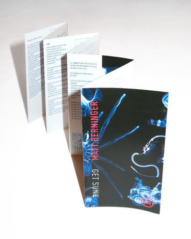 MATT BERNINGER - GET SUNK VINYL (LTD. INDIES ED. TRANSLUCENT COBALT GATEFOLD W/ EXC. LYRIC BOOK)