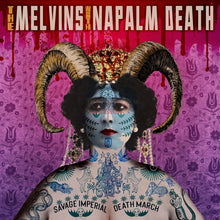 MELVINS WITH NAPALM DEATH - SAVAGE IMPERIAL DEATH MARCH VINYL (LTD. INDIES ED. ORCHID)