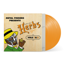MF DOOM - METAL FINGERS PRESENTS: SPECIAL HERBS VOL. 1 & 2 VINYL RE-ISSUE (LTD. INDIES ED. MUSTARD YELLOW 2LP)