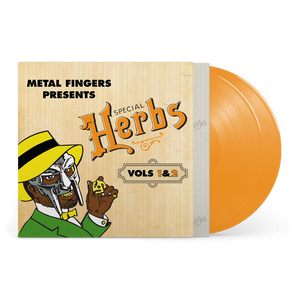 MF DOOM - METAL FINGERS PRESENTS: SPECIAL HERBS VOL. 1 & 2 VINYL RE-ISSUE (LTD. INDIES ED. MUSTARD YELLOW 2LP)