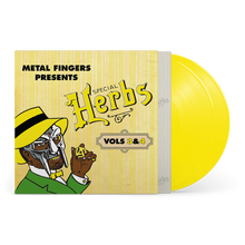 MF DOOM - METAL FINGERS PRESENTS: SPECIAL HERBS VOL. 3 & 4 VINYL RE-ISSUE (LTD. INDIES ED. LEMON YELLOW 2LP)