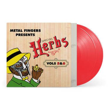 MF DOOM - METAL FINGERS PRESENTS: SPECIAL HERBS VOL. 5 & 6 VINYL RE-ISSUE (LTD. INDIES ED. APPLE RED 2LP)
