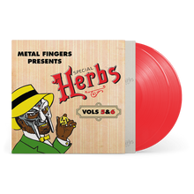 MF DOOM - METAL FINGERS PRESENTS: SPECIAL HERBS VOL. 5 & 6 VINYL RE-ISSUE (LTD. INDIES ED. APPLE RED 2LP)
