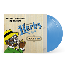 MF DOOM - METAL FINGERS PRESENTS: SPECIAL HERBS VOL. 7 & 8 VINYL RE-ISSUE (LTD. INDIES ED. SKY BLUE 2LP)